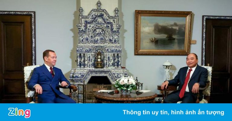 Chủ tịch nước Nguyễn Xuân Phúc gặp phó chủ tịch Hội đồng An ninh Nga