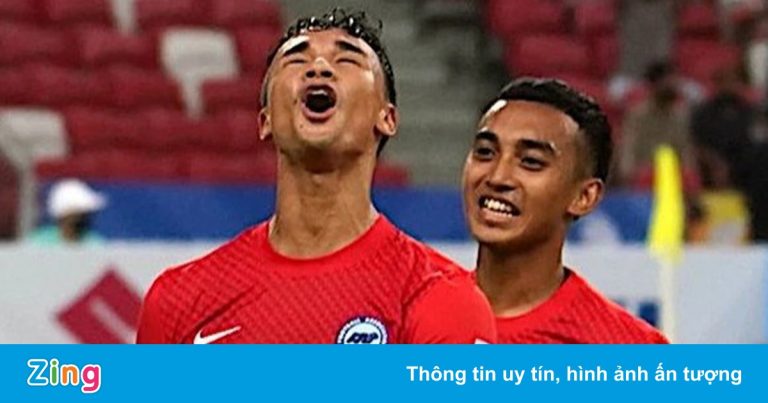 Tuyển Singapore thắng đậm Myanmar trong ngày mở màn AFF Cup 2020