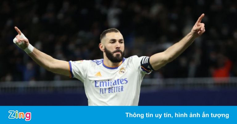 Benzema thăng hoa dưới màu áo Real