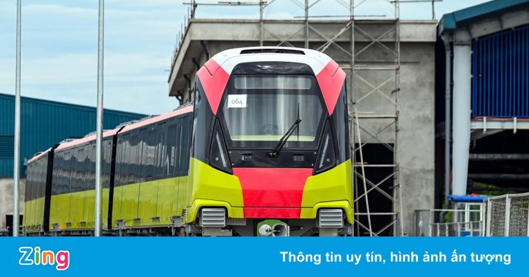 Tàu điện Nhổn – Ga Hà Nội chạy thử vận tốc 80 km/h