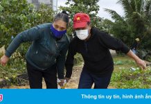 Triều cường uy hiếp hàng trăm hộ dân Quảng Ngãi