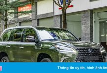 Cận cảnh Lexus LX 570 với màu sơn đặc biệt tại Việt Nam