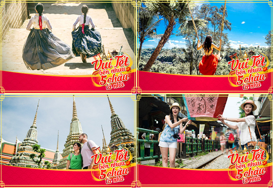 Tìm tour du lịch nước ngoài Têt nguyên đán hấp dẫn nhất 2023