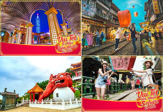 Tour Du lịch Đài Loan tết âm lịch 2023