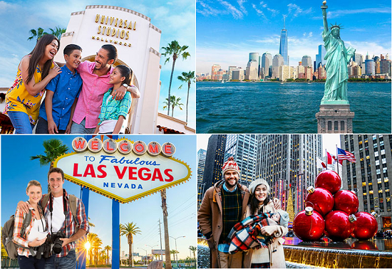 Du lịch tết Mỹ đến “thiên đường giải trí” Las Vegas
