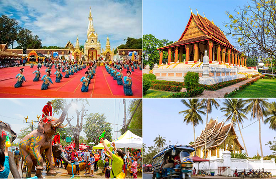 Du lịch Lào tết”Đất nước Triệu Voi” xinh đẹp