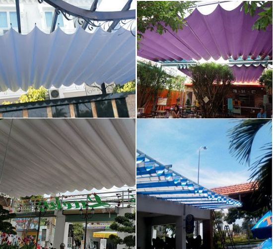 Mái che di động Tân Phú những lợi ích bất ngờ