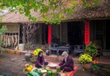 Trải nghiệm không khí Tết cổ truyền tại Làng cổ Đường Lâm (Hà Nội)