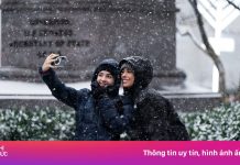 Cảnh ‘trắng xóa’ khắp nước Mỹ sau cơn tuyết dày nhất thập kỷ