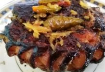 Dậy hương món cá tràu ngậm đuôi