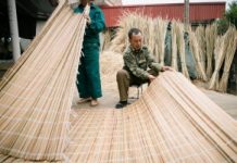 Nghề làm mành cọ ở Quảng Yên