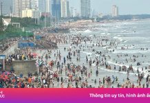 Biển Vũng Tàu đông đúc dịp tết Ất Tỵ, ngày cuối khách đổ về càng nhiều