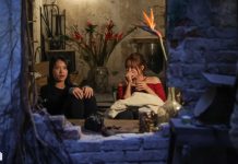 Quán cà phê với ánh sáng “tối mờ”, dùng đèn dầu, bếp củi trang trí ở Hà Nội