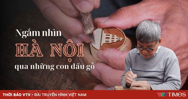 Ngắm nhìn Hà Nội qua những con dấu gỗ