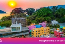 Công viên ‘nhà 7 màu’ gây sốt tại Hong Kong