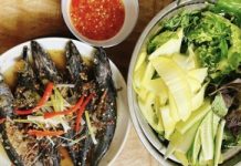 Cá ồ nướng muối ớt đậm đà vị biển