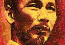 Tranh ghép từ gốm Biên Hòa (Đồng Nai) đặc sắc của họa sĩ Mai Văn Nhơn