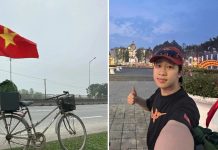Chàng trai đạp xe từ Hà Nội vào TPHCM trong 16 ngày để xem diễu binh 30/4