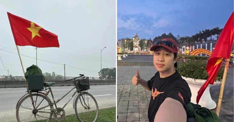 Chàng trai đạp xe từ Hà Nội vào TPHCM trong 16 ngày để xem diễu binh 30/4 Chàng trai đạp xe từ Hà Nội vào TPHCM trong 16 ngày để xem diễu binh 30/4