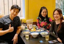 Lệ Quyên “mê mẩn” quán bún riêu Hà Nội, thường xuyên ghé mỗi dịp ra Bắc