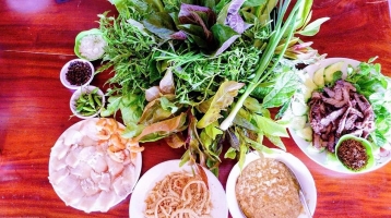 Gỏi lá, món ăn độc đáo, hấp dẫn ở vùng cao Kon Tum Gỏi lá, món ăn độc đáo, hấp dẫn ở vùng cao Kon Tum