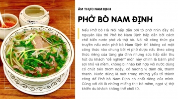 Khám phá ẩm thực vùng quê Nam Định khi ghé thăm nhà thờ Phú Nhai Khám phá ẩm thực vùng quê Nam Định khi ghé thăm nhà thờ Phú Nhai