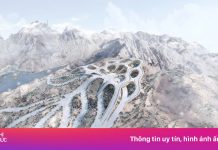 Đường trượt tuyết giữa sa mạc của Thái tử Arab Saudi