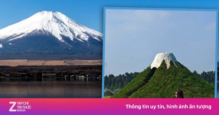 Khách chán ngán nhìn ngọn đồi ‘nhái’ núi Phú Sĩ tại Trung Quốc Khách chán ngán nhìn ngọn đồi ‘nhái’ núi Phú Sĩ tại Trung Quốc