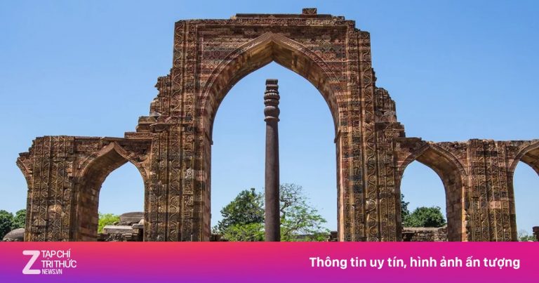 Trụ sắt 1.600 năm không gỉ sét ở Ấn Độ Trụ sắt 1.600 năm không gỉ sét ở Ấn Độ