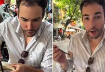 Video khách Tây khoe ăn “2m lòng xe điếu” gây sốt mạng