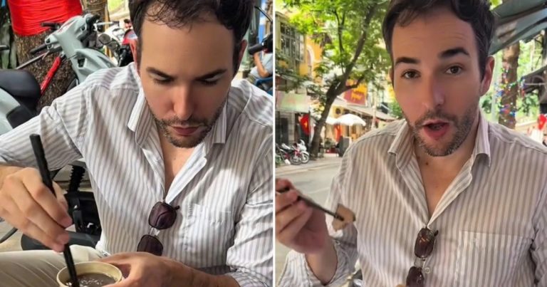 Video khách Tây khoe ăn “2m lòng xe điếu” gây sốt mạng Video khách Tây khoe ăn “2m lòng xe điếu” gây sốt mạng
