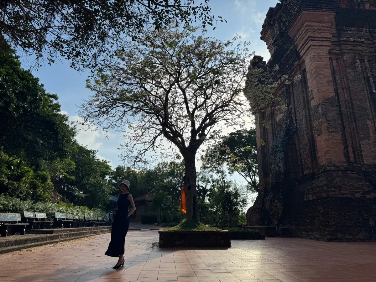 Dáng hoa bên chân tháp cổ Núi Nhạn - Ảnh 4.