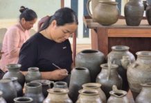 ”Khoác áo mới” cho gốm M’nông