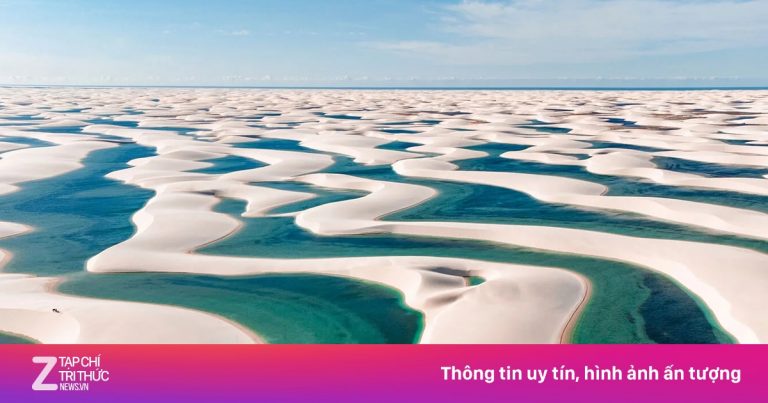 Sa mạc có hàng nghìn hồ nước ở Brazil Sa mạc có hàng nghìn hồ nước ở Brazil