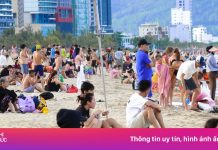 Nghìn người kéo nhau tắm biển giải nhiệt ở Đà Nẵng