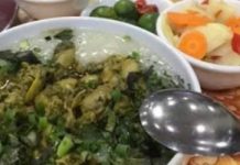 Cháo ấu tẩu vùng cao nguyên đá