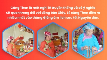 Gìn giữ nét đẹp văn hóa Then Giáy