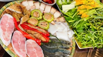 Đậm đà lẩu mắm miền Tây Đậm đà lẩu mắm miền Tây