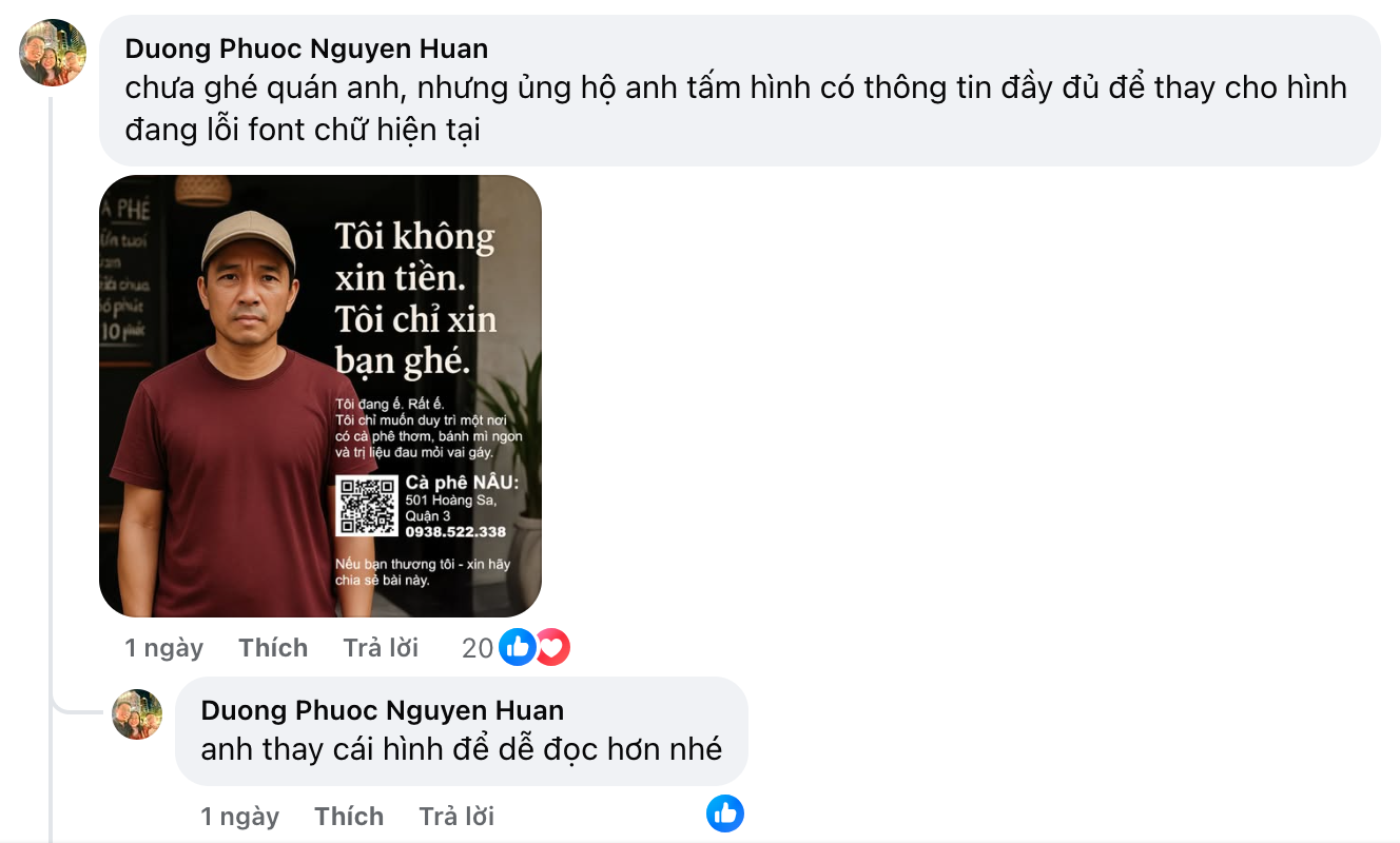 Lên đời sau 1 đêm: Quán nước ế khách ở TPHCM gây sốt nhờ bức ảnh đầy lỗi - 2