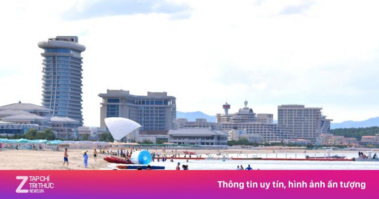 Cảnh nhộn nhịp bất ngờ ở resort mới khai trương của Triều Tiên Cảnh nhộn nhịp bất ngờ ở resort mới khai trương của Triều Tiên