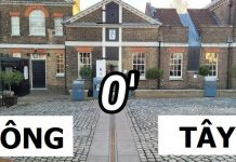 Nơi du khách có thể đặt một chân ở bán cầu Đông, một chân ở bán cầu Tây