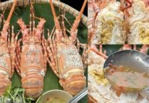 Tôm hùm hấp sả, hương vị biển khơi