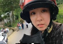 Cô gái Hàn ngã xe ở Tuyên Quang được người dân kéo lên, mời về nhà gội đầu