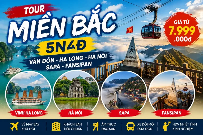 Tour Miền Bắc 5N4Đ: Hành Trình “Đổi Gió” Được Nhiều Người Chọn Dịp Hè