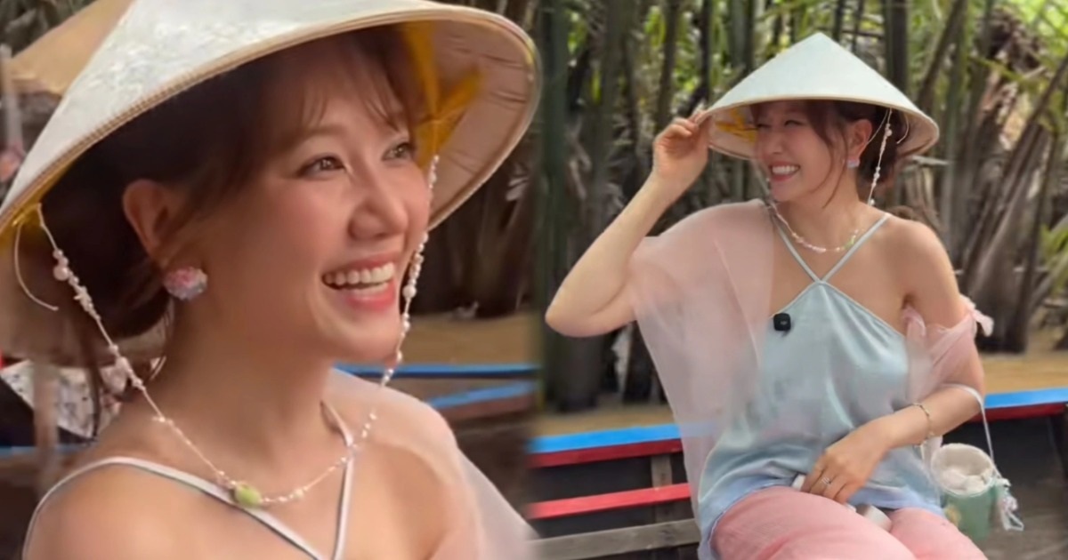Hari Won hòa vào “cơn sốt” Cồn Thới Sơn, xếp hàng chụp ảnh xuồng ba lá
