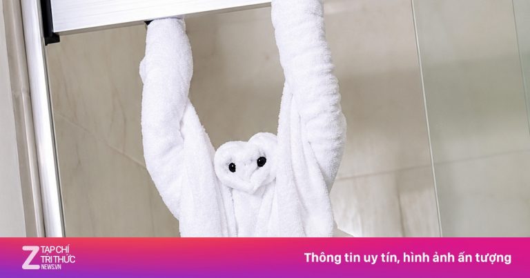 Vì sao khách sạn gấp khăn tắm hình động vật?