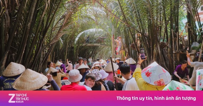 Cồn Thới Sơn kẹt xuồng