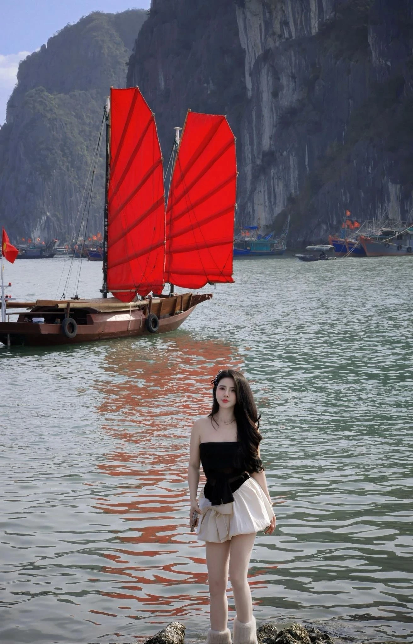 thuyền buồm 3 vách ảnh 3